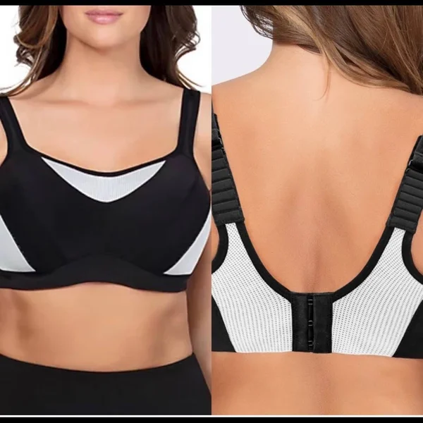 Parfait Women's Dynamic Sports Bra - Black