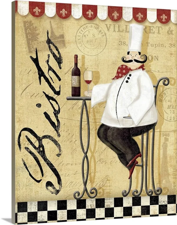 Chef's Break I, Canvas Wall Art, 36x45, Great Big Canvas