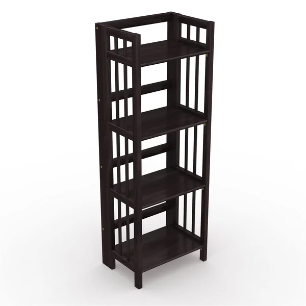 Stony-Edge Mission Folding Bookcase, Size: 16L x 11.5W x 45H in.