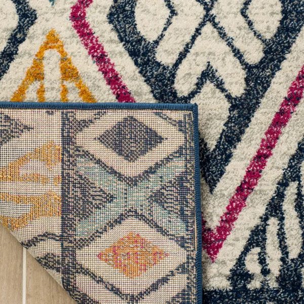 Safavieh Evoke EVK286N Navy/Ivory 8& x 10& Area Rug