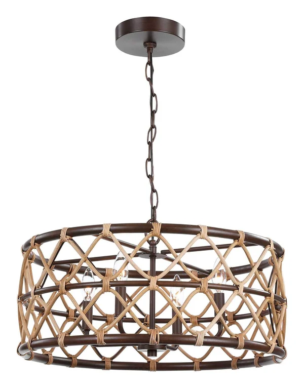 Uttermost 21534 Hilo 4 Light Drum Pendant