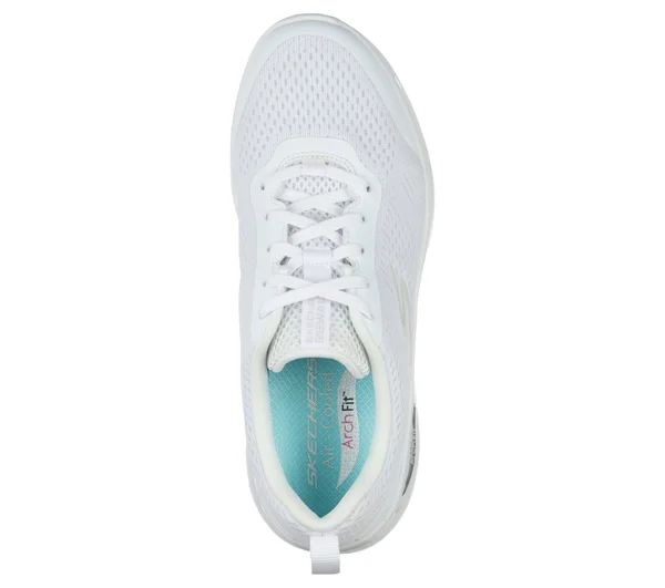 Women's Skechers GOwalk Arch Fit Motion Breeze Sneaker, Adult, Size: 13, White/Silver