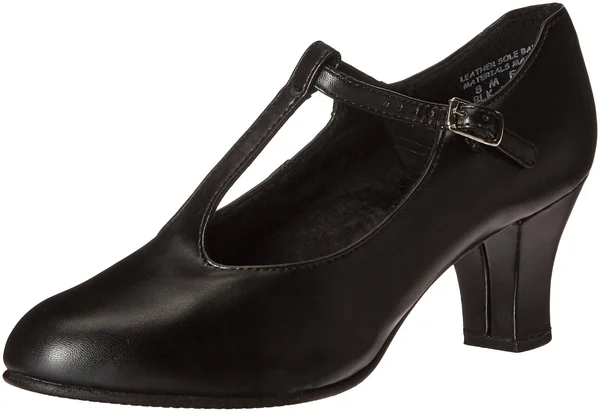 Capezio Jr. Footlight T-Strap Character Shoe - Black
