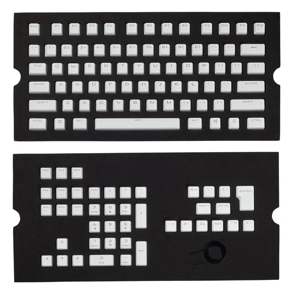 Corsair CH-9000234-WW Gaming PBT Double-Shot Keycaps Full 104/105-Keyset - White