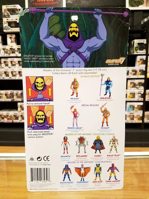 Masters of The Universe Ultimates Club Grayskull Skeletor