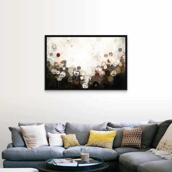 Get to The Point Black Float Frame Canvas Art - 48 x 32