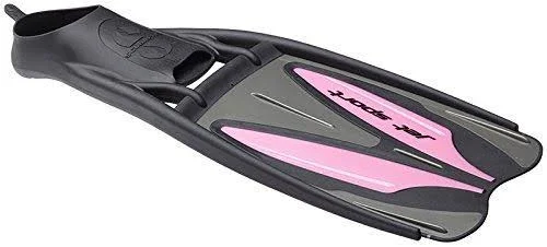 ScubaPro Jet Sport Full Foot Fins (Black, Gray, Medium)