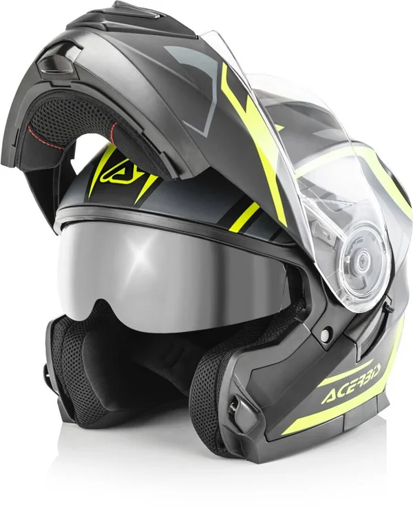 Acerbis - Helmet Serel Black, Yellow - Size XXL