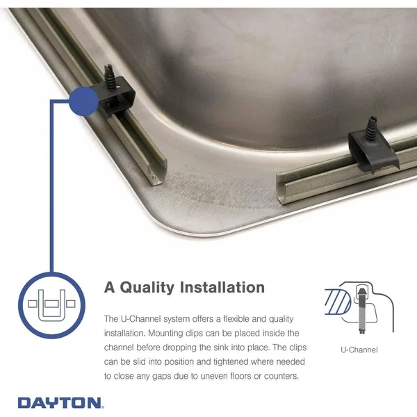 Elkay GE125214 Dayton 25x22 Stainless Steel Kitchen Sink - Single Bowl, Satin