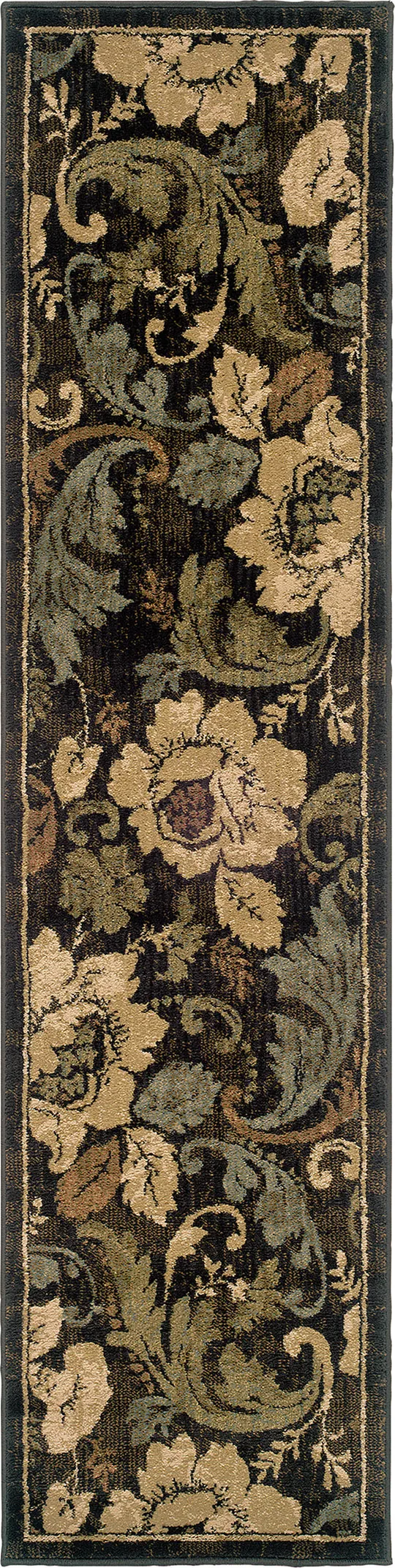 Oriental Weavers Huntington 1279E 5& x 7&6x22 Brown Area Rug