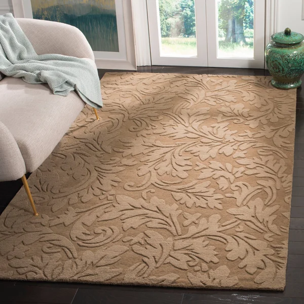Safavieh Impressions Rug IM344D Light Brown, 7& 6x22 x 9& 6x22