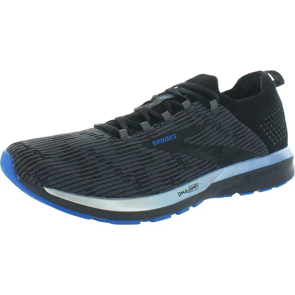 Brooks Men's Ricochet 2 Running Shoes - Black/Grey/Blue