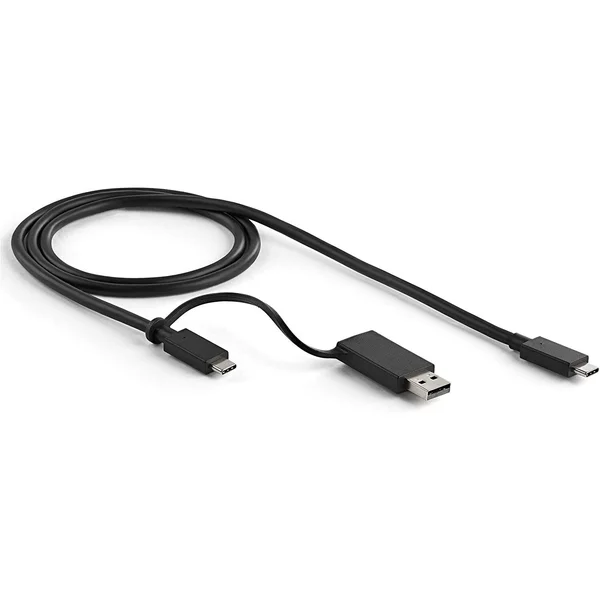StarTech.com USB-C & USB-A Dock with Hybrid Universal Laptop Docking Station with 100W Power Delivery with Dual Monitor 4K 6