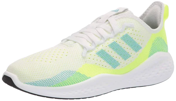 Adidas Women's Fluidflow 2.0 Running Shoes in White/White Size 5.5 - Knit