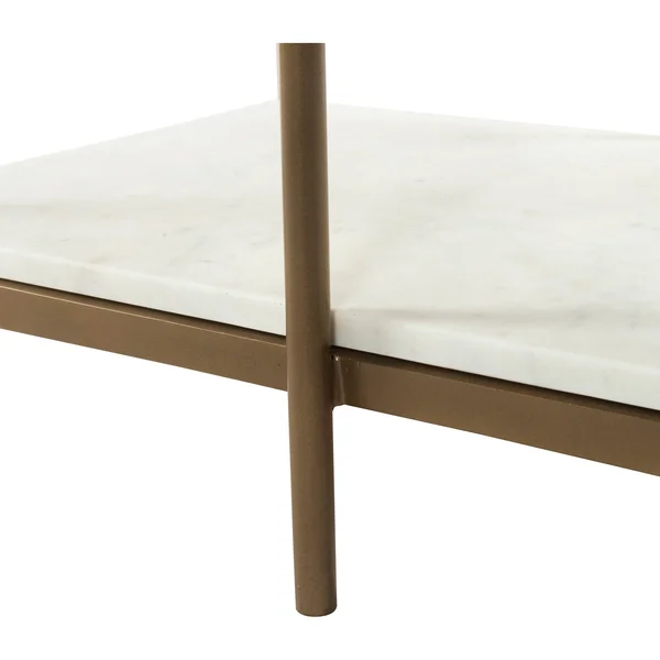 Four Hands Lily Console Table - Antique Brass