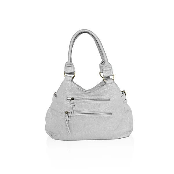 AFONiE Washable Soft Multi Pocket Shoulder Handbag Silver, Women's, Size: Large