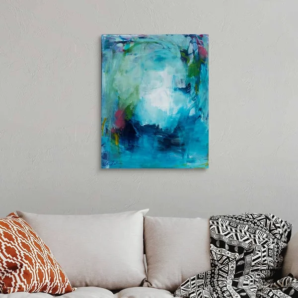 Blue As The Ocean, Canvas Wall Art, 24x30, Great Big Canvas