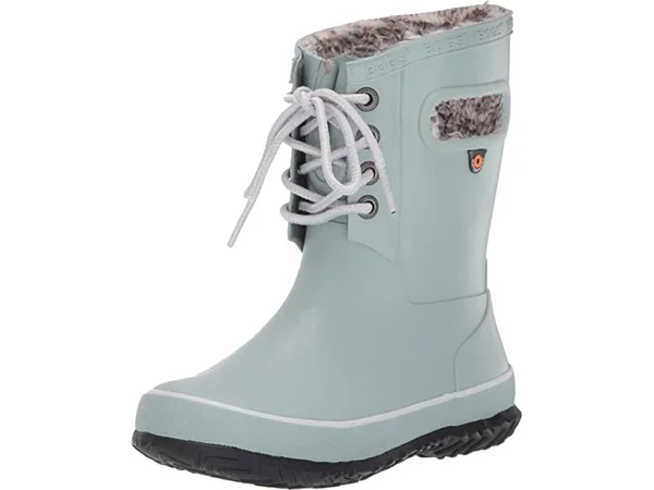 Bogs Kids& Amanda Plush Lace Boot - 12 - Jade