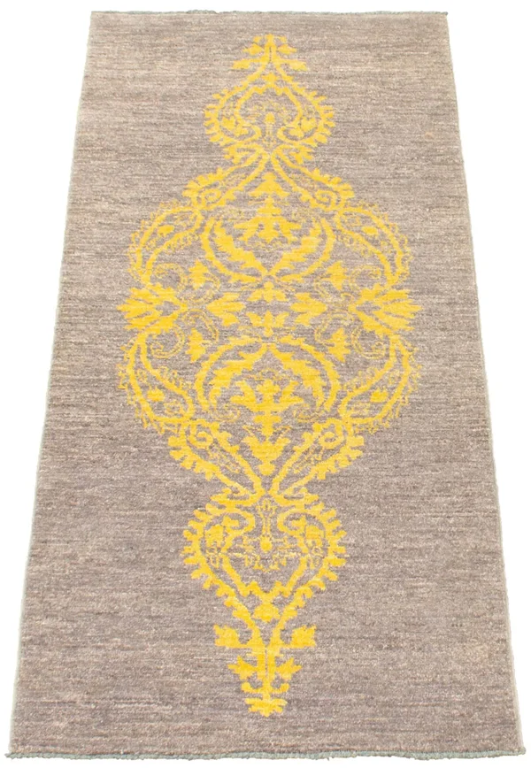 Hand-Knotted Signature Collection Dark Grey Rug 2&7x22 x 5&10x22