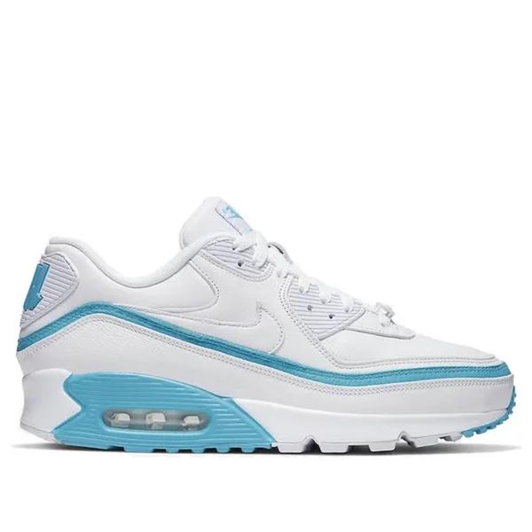 Nike Air Max 90, UNDFTD Undefeated - White/Blue Fury Shoes - Size 9