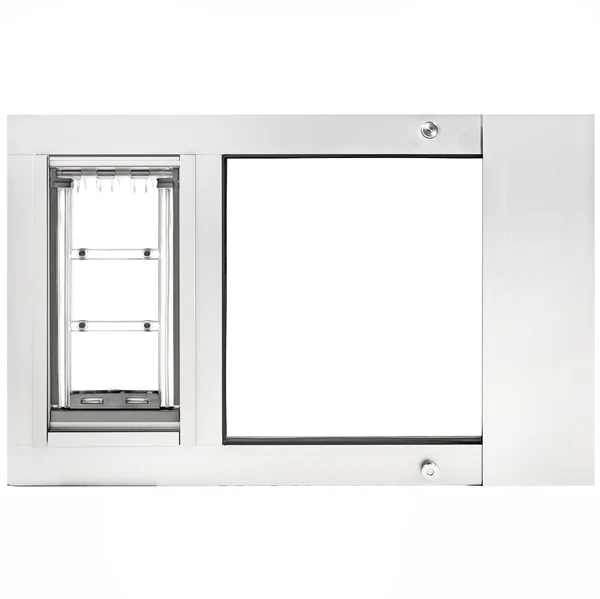 Endura Flap Thermo Sash 3E Cat Door White, Medium, 37-40x22