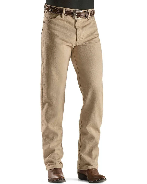 Wrangler Cowboy Cut Men's Original Fit Tan Jeans