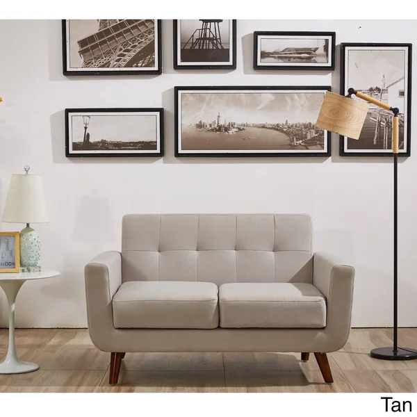 Ikaalinen Fabric Loveseat - Tan