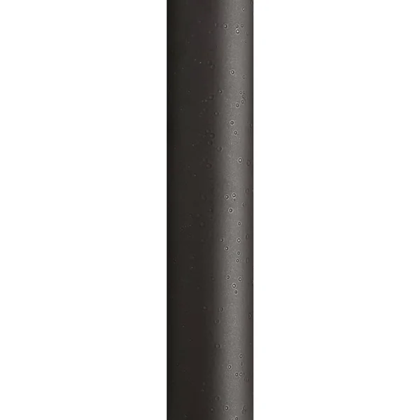 Galtech 722 7.5' Deluxe Commercial Manual Lift Umbrella - Antique Bronze Lemon Yellow