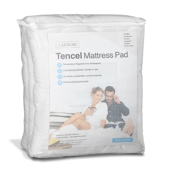 eLuxury Tencel Top Mattress Pad, Twin