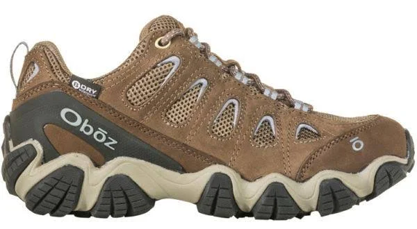 Oboz Women's Sawtooth II Low B-DRY, Brindle/Tradewinds Blue, 9.5