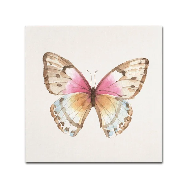 Trademark Fine Art 'Colorful Breeze XI' Canvas Art by Lisa Audit - Size: 35x35, White