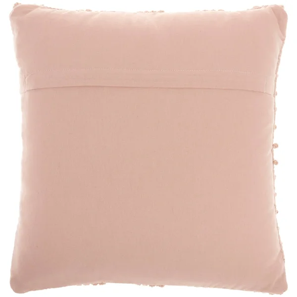 18x22x18x22 Life Styles Woven Dot Striped Square Throw Pillow Ivory - Mina Victory