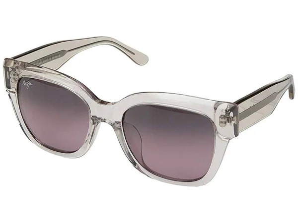 Maui Jim Siren Song Sunglasses Crystal w/ Hint of Pink, Maui Rose