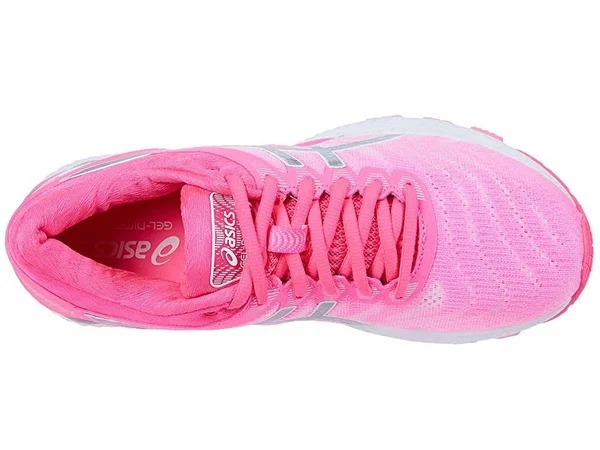 Asics Women's Gel Nimbus 22 - Hot Pink - Pure Silver - 6.5 - B