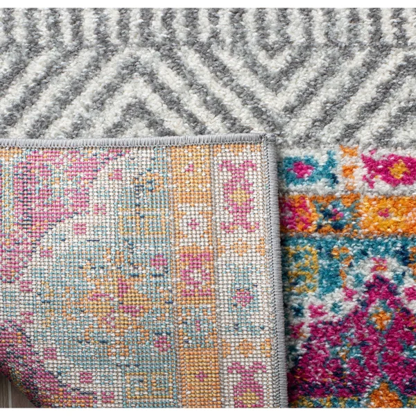 Safavieh Madison 700 Rug Collection MAD797F - Grey - Ivory - 12& x 15&