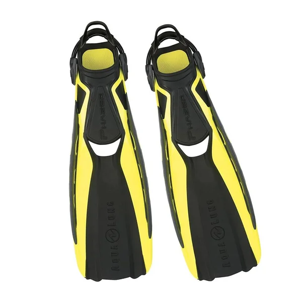 Aqua Lung Phazer Fins White Yellow - Regular