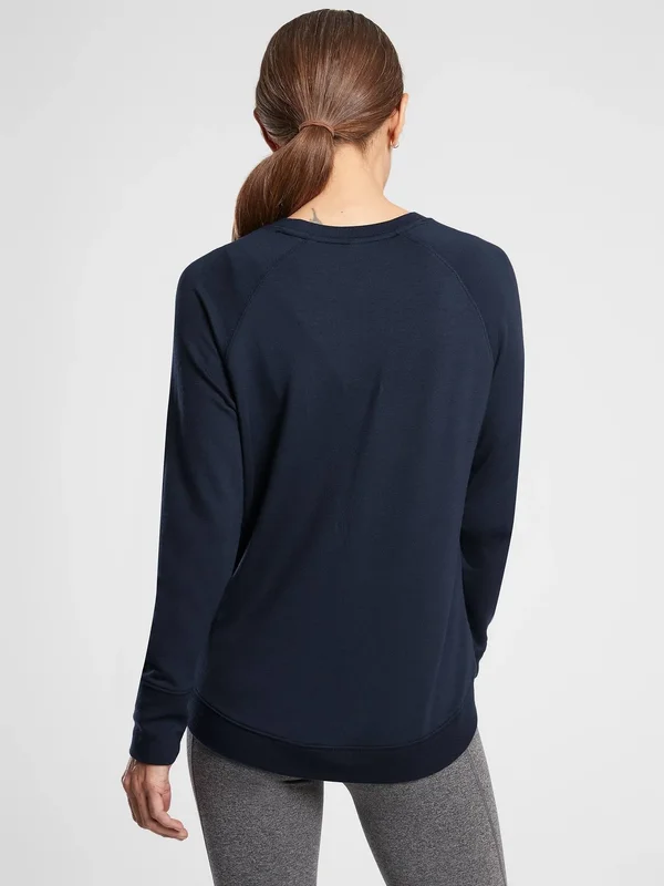 Athleta Women's Mindset Sweatshirt Navy Size XL