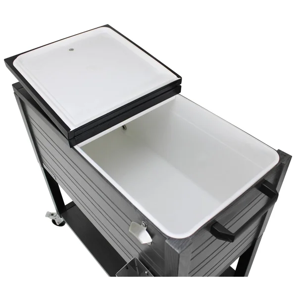 Permasteel PS-205-80QT 80 qt. Patio Cooler Gray
