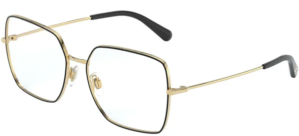 Dolce & Gabbana DG1323 Eyeglasses, 57-16-140, 1334 Gold/Black