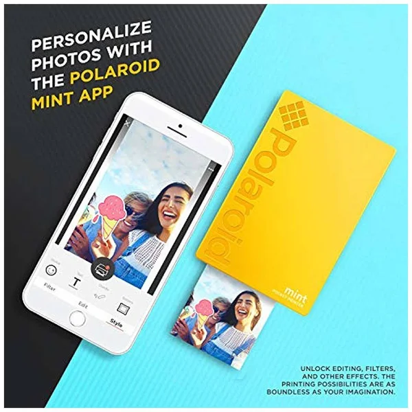 Polaroid Mint Pocket Printer - Size None, Yellow POLMP02Y