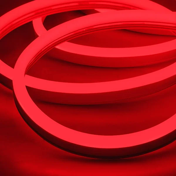 LED Neon Strip Light - 5M LED Side Bend Neon Flex - 24V - IP65, Red