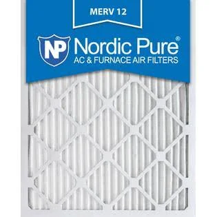 Nordic Pure 16x20x1 MERV 12 Pleated AC Furnace Air Filters - 16x20x1M12-6, 6