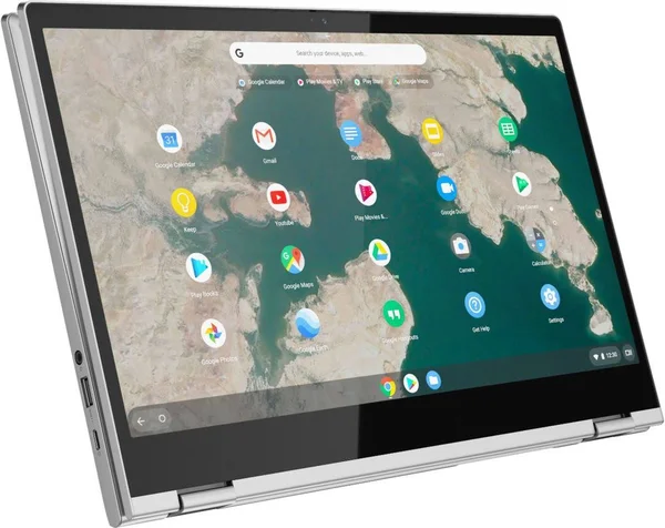 Lenovo C340-15 81T9 15.6″ Convertible Chromebook - Pentium Gold 4417U 2.3 GHz - 4 GB, 4 GB RAM - 64 GB SSD - Mineral Gray