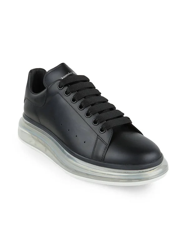 Alexander McQueen Men's Oversized Clear-Sole Sneakers, White, Men's, 8D, Sneakers & Trainers Sneakers