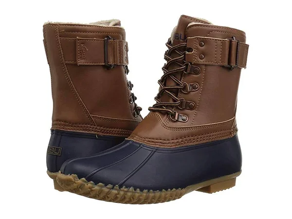 JBU by Jambu Women's Ontario Duck Boots: 8.5/Navy-Tan Jambu