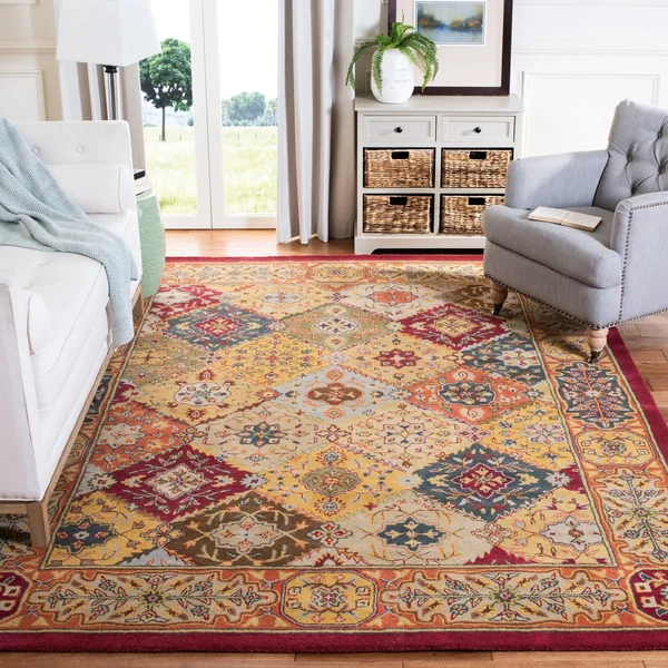 Safavieh Heritage HG512B 2&3x22 x 16&0x22 Runner Multi, Red Area Rug