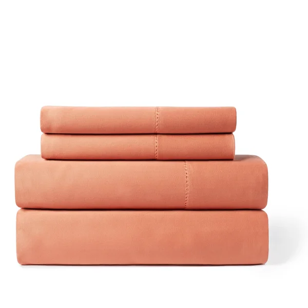 T400 Hemstitch Gold Twin Sheet Set