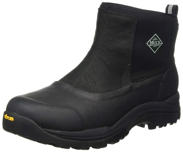 Muck Boot Men's Arctic Outpost Pull on Ankle Ag Boots - Black - 15