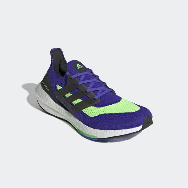 Adidas Men's Ultraboost 21 Running Shoes - Green