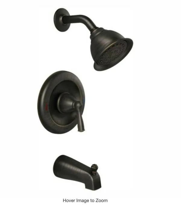 Moen Banbury Single-Handle 1-Spray 1.75 GPM Tub and Shower Faucet with Valve